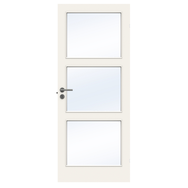 INNERDÖRR 200/GW3 IDL10X20 VIT GLAS 4MM HÄRDAT EXKL KARM | Beijerbygg Byggmaterial