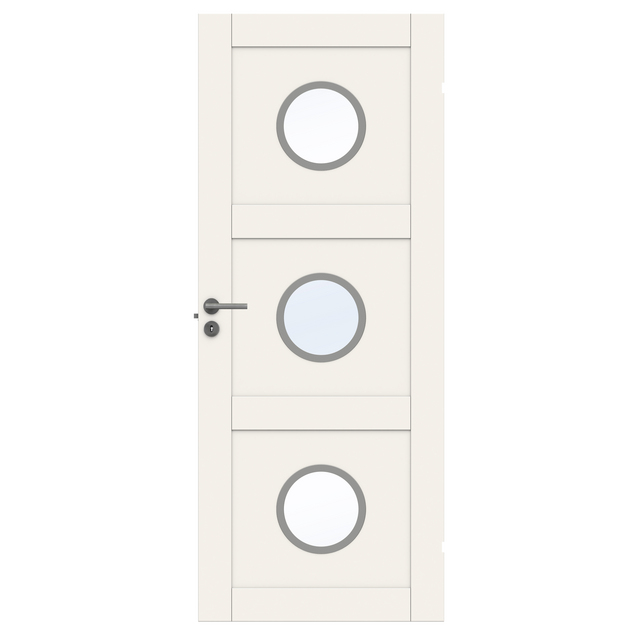 SPEGELDÖRR UNIQUE 03L GWA 330 VIT 09X21 KLARGLAS | Beijerbygg Byggmaterial