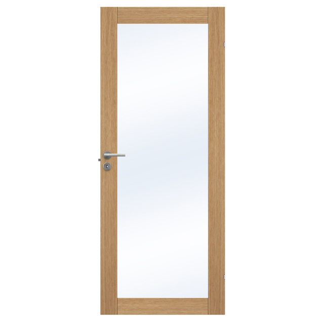 SPEGELDÖRR UNIQUE GW01 EK FANER 725X1940MM | Beijerbygg Byggmaterial