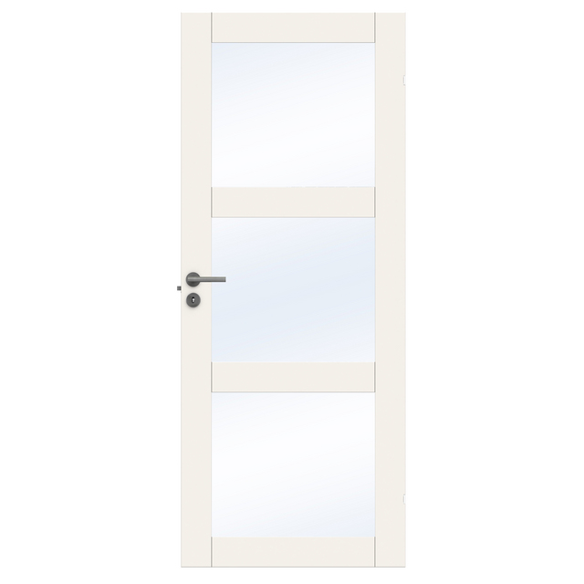 SPEGELDÖRR UNIQUE GW03L VIT 725X2040MM | Beijerbygg Byggmaterial