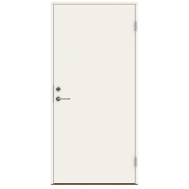 YTTERDÖRR P-1200 10X21 HÖ VIT CLEVER-LINE MED KARM TÄT | Beijerbygg Byggmaterial