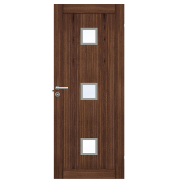 DÖRRBLAD UNIQUE 01L GWA 320 VALNÖT 8X21 KLGL | Beijerbygg Byggmaterial