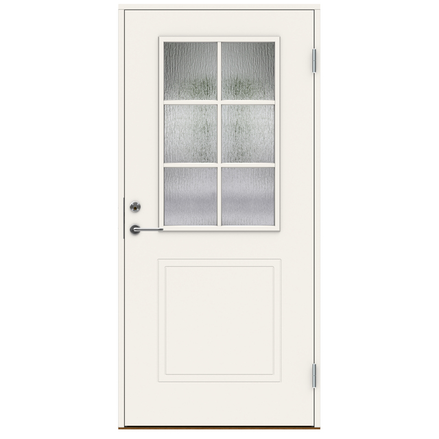 YTTERDÖRR P-400 10X21 VÄ VIT CLEVER-LINE MED KARM COTSWOLD | Beijerbygg Byggmaterial