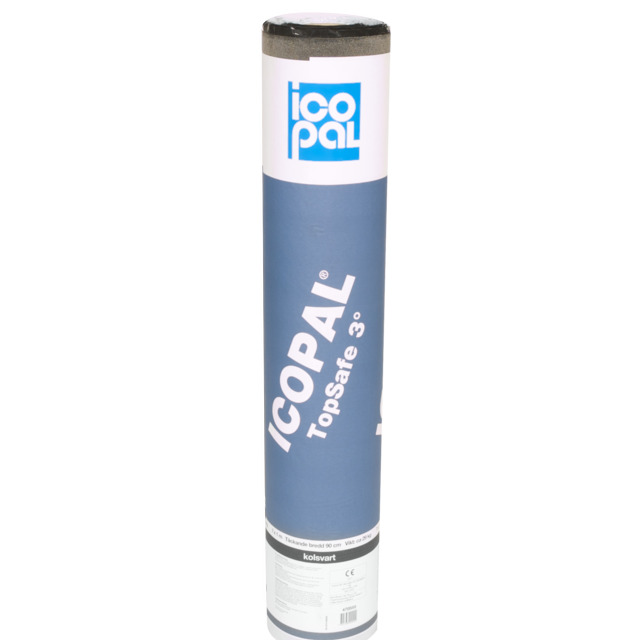 YTPAPP TOPSAFE 3* KOLSVART 7X1M KLISTERKANT  (24) SBS4100