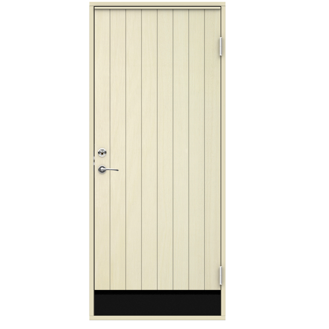 VARMFÖRRÅDSDÖRR SÄLEN 9X20VÄ LODRÄTA SPÅR MED KARM SPARKPL