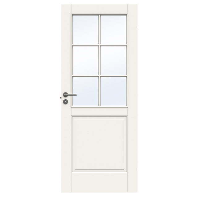 INNERDÖRR CRAFT VIT 08X21 155/SP6 KLARGLAS | Beijerbygg Byggmaterial