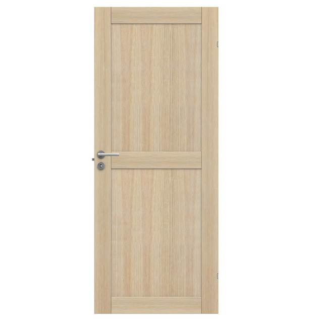 SPEGELDÖRR UNIQUE 02L EKFANER VIT 725X1940MM | Beijerbygg Byggmaterial