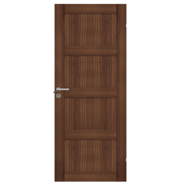 SPEGELDÖRR UNIQUE 04L VALNÖT FANER 825X2040MM | Beijerbygg Byggmaterial