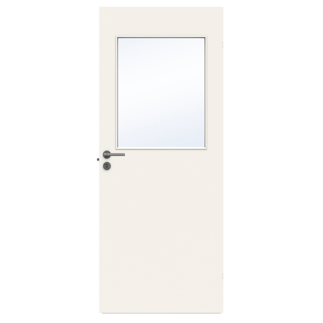 INNERDÖRR 200/G21 ID 7X21 VIT GLAS 4MM HÄRDAT EXKL KARM | Beijerbygg Byggmaterial