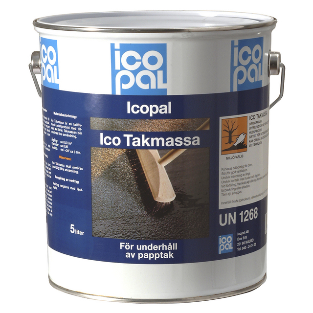 TAKMASSA ICOPAL SVART 5L | Beijerbygg Byggmaterial