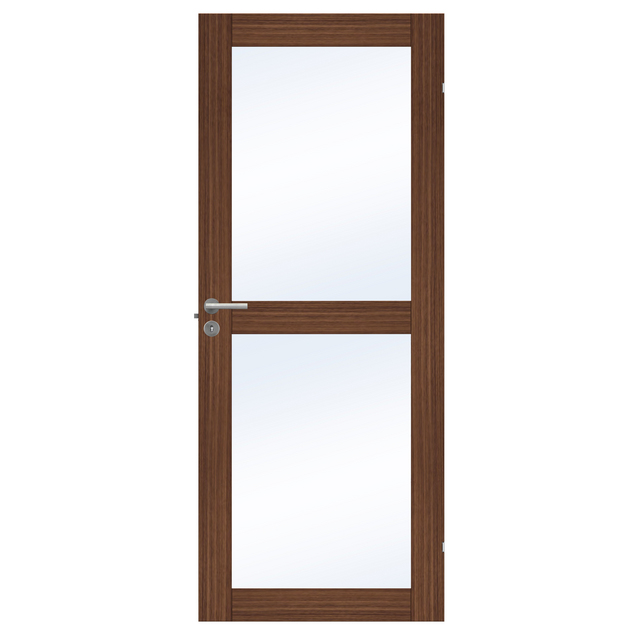 SPEGELDÖRR UNIQUE GW02L VALNÖT FANER 825X2040MM | Beijerbygg Byggmaterial