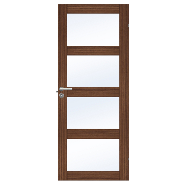 SPEGELDÖRR UNIQUE GW04L VALNÖT FANER 625X2040MM | Beijerbygg Byggmaterial