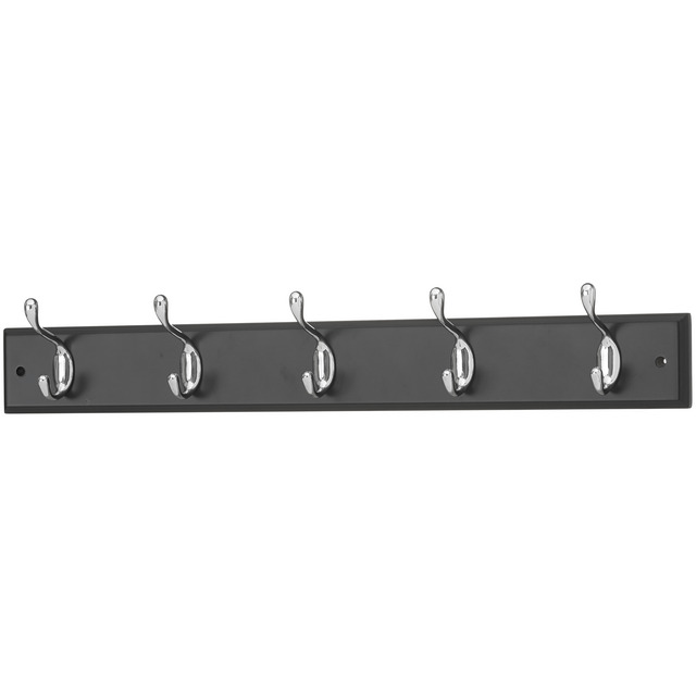 KROKLIST TOR 5-KROK TRÄ SVART/KROM STRUKTUR