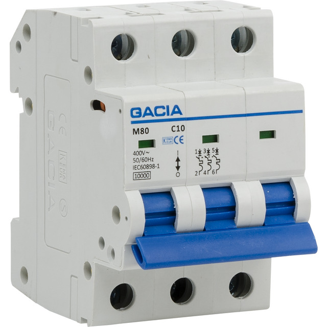 AUTOMATSÄKRING 3 POL 25A 10KA C 3 MODULER