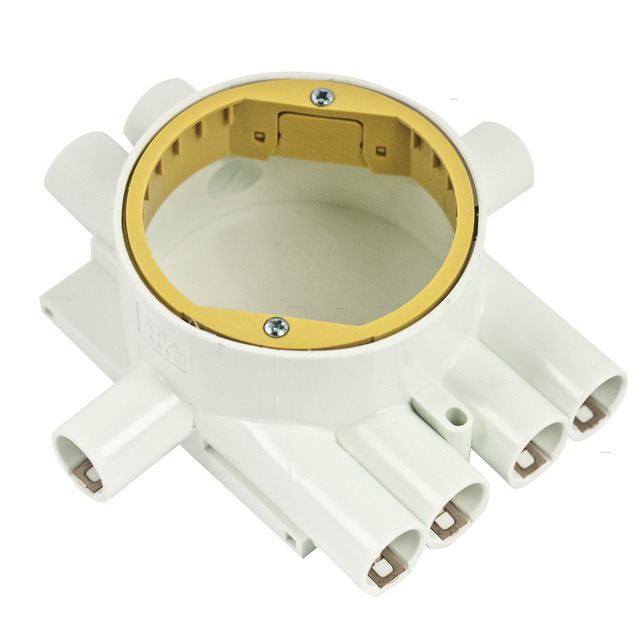 KOPPLINGSDOSA GUL D-GIPS INKL LÅSFJÄDER 4014005241 | Beijerbygg Byggmaterial