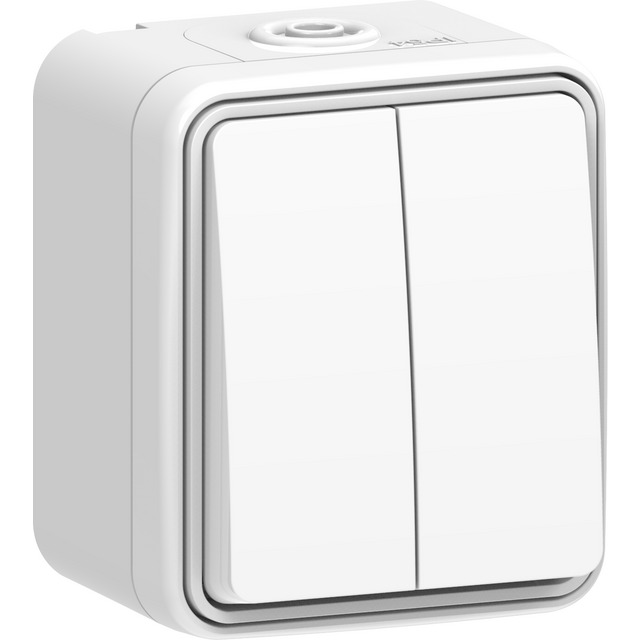 STRÖMBRYTARE CONNECT 2 HOME KRON UTP KAPSLAD VIT 16A IP54 | Beijerbygg Byggmaterial