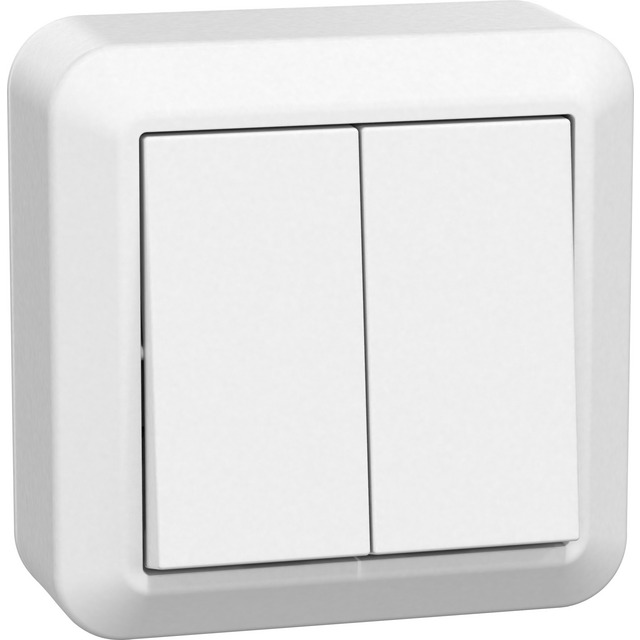 STRÖMBRYTARE CONNECT 2 HOME KRON UTP VIT 16A | Beijerbygg Byggmaterial