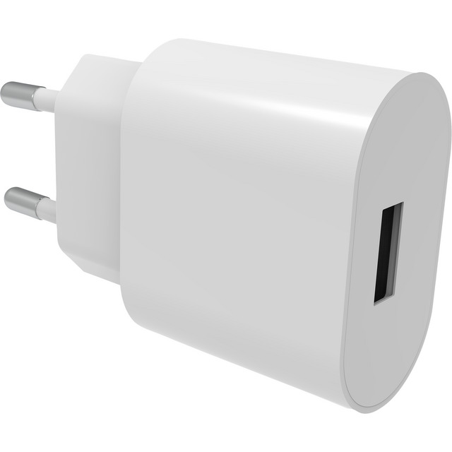LADDARE VÄGGUTTAG 1XUSB 2,4A VIT