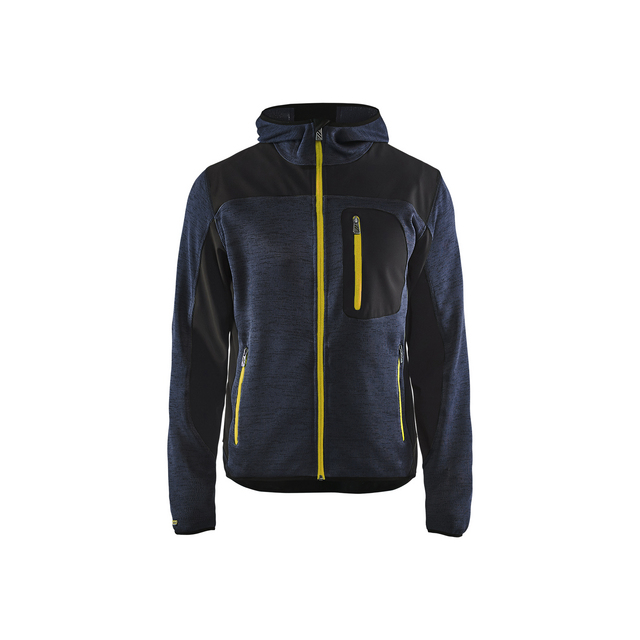 JACKA 4930 2117 STICKAD MÖRK MARINBLÅ/GUL S | Beijerbygg Byggmaterial