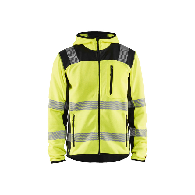 VARSELJACKA 4923 2120 STICKAD GUL/SVART S | Beijerbygg Byggmaterial