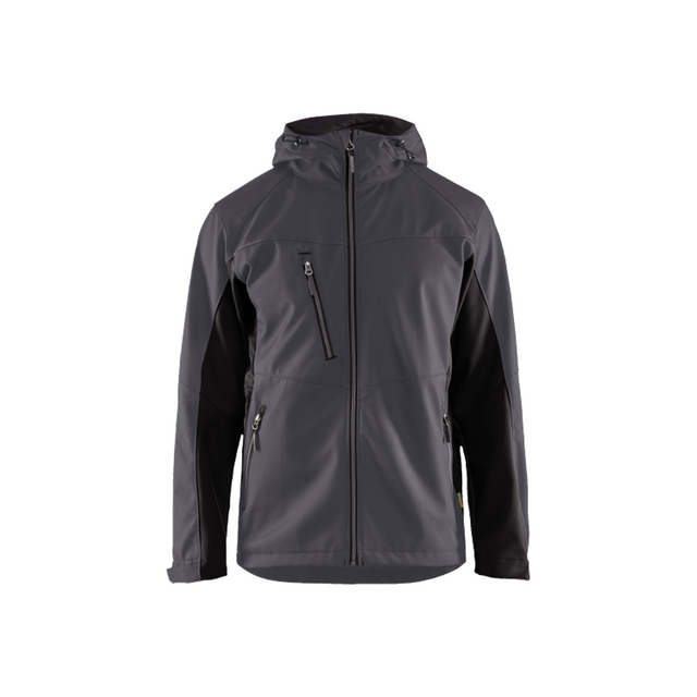 SOFTSHELLJACKA 4753 2516 MED LUVA MELLANGRÅ/SVART 4XL | Beijerbygg Byggmaterial