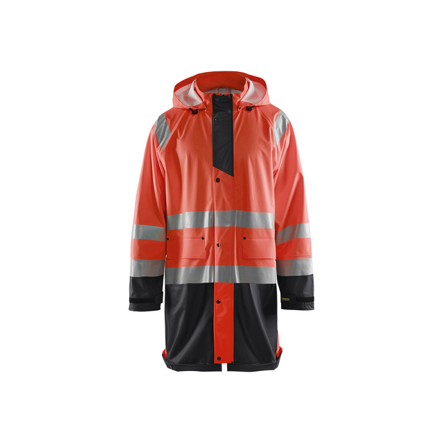 REGNJACKA 4324 2000 VARSEL LEVEL1 VARSELRÖD/SVART 4XL | Beijerbygg Byggmaterial