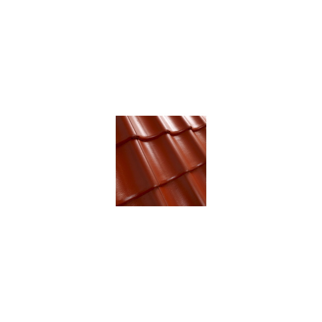 TAKPANNA CANDOR BETONG 1-KUPA TERRACOTTARÖD HALVPALL | Beijerbygg Byggmaterial