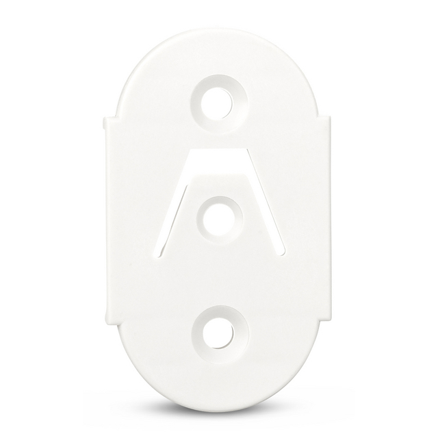 GÅNGJÄRNSBRICKA ID PLAST VIT 1/6540 | Beijerbygg Byggmaterial