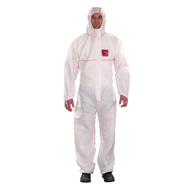 KORTTIDSOVERALL 1500 ANSELL PLUS MICROGARD VIT L | Beijerbygg Byggmaterial
