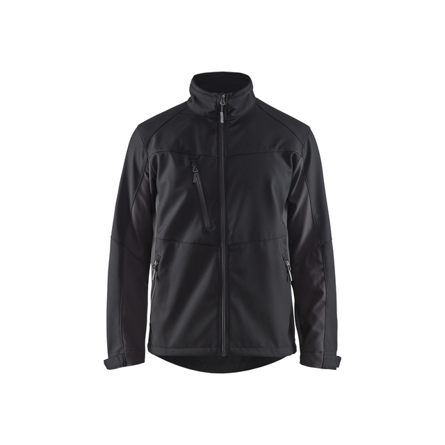 SOFTSHELLJACKA 4950 2516 SVART/MÖRKGRÅ M | Beijerbygg Byggmaterial