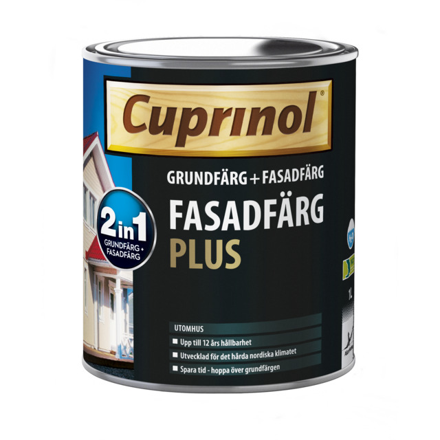 FASADFÄRG CU PLUS BW 1L