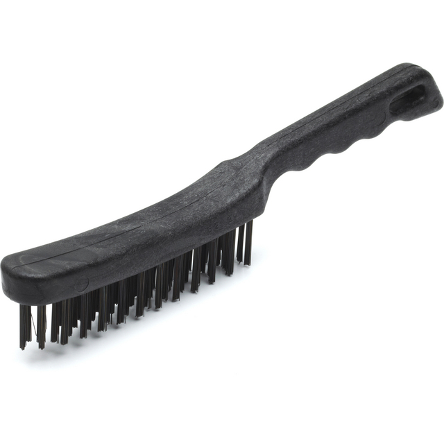 STÅLBORSTE 4-RAD PLASTHANDTAG (10)