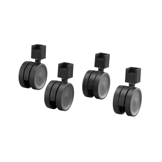 HJULSATS SVART 4-PACK | Beijerbygg Byggmaterial