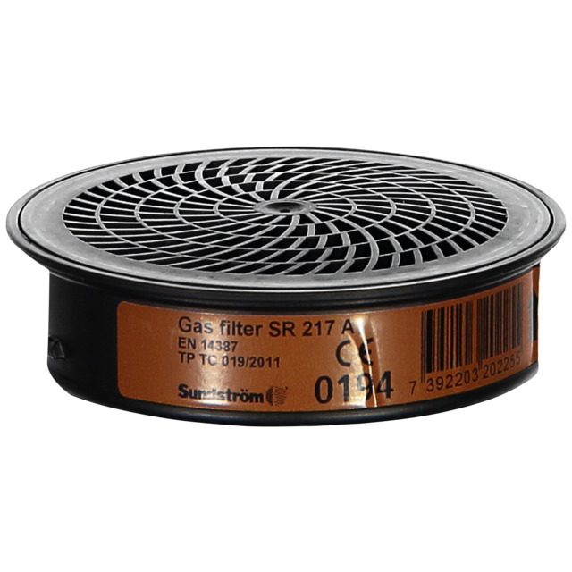 Produktbild föreställande artikeln GASFILTER SR 217 A1 SUNDSTRÖM  från kategorin Filter till hel- & halvmasker