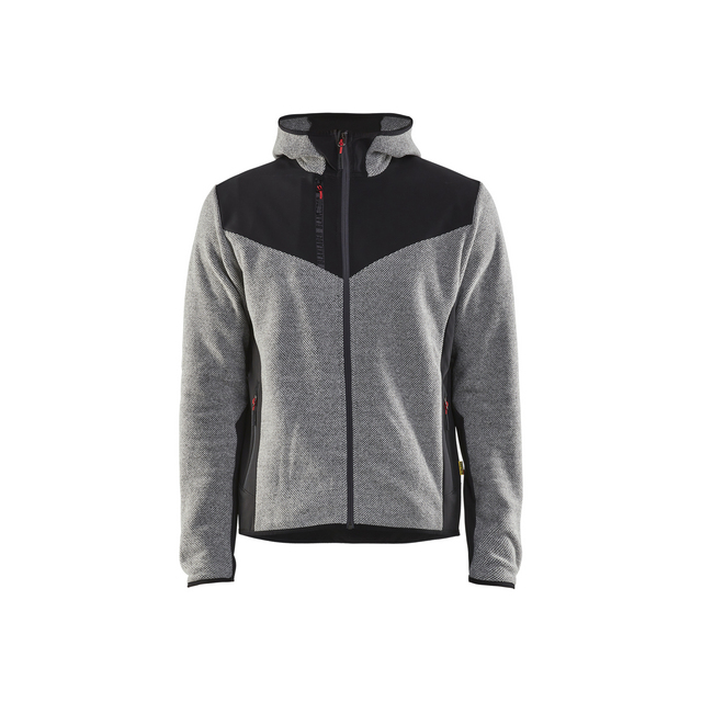 JACKA 5940 2536 STICKAD MED SOFTSHELL GRÅMELERAD/SVA XXXL | Beijerbygg Byggmaterial