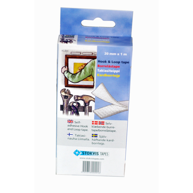 KARDBORRETEJP VIT 20X1000MM