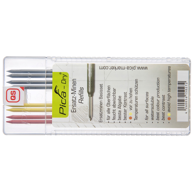 Produktbild föreställande artikeln RESERVSTIFT PICA DRY GRAPHITE  från kategorin Tillbehör Mät & Märkverktyg