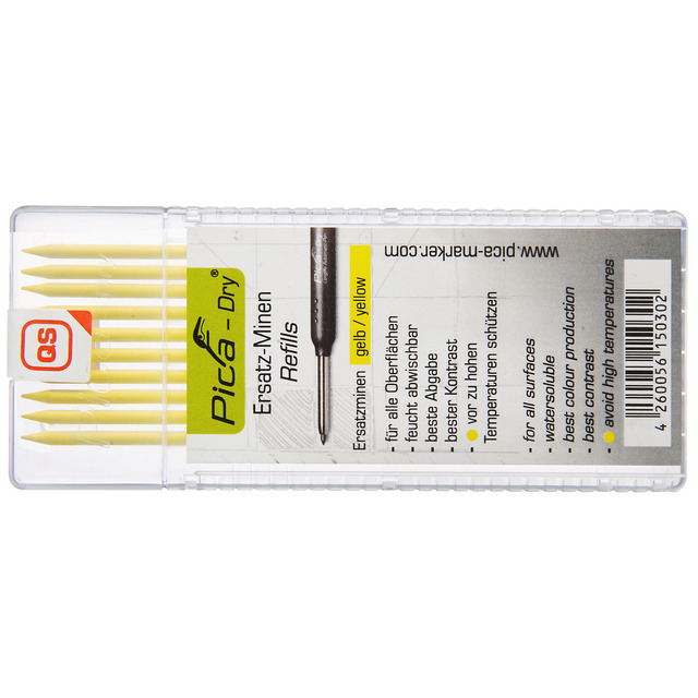 Produktbild föreställande artikeln RESERVSTIFT PICA DRY GRAPHITE  från kategorin Tillbehör Mät & Märkverktyg