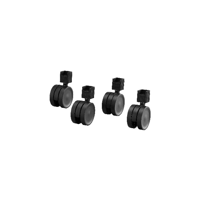 HJULSATS SVART 4-PACK | Beijerbygg Byggmaterial
