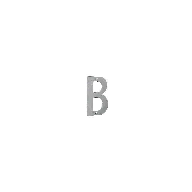 BOKSTAV C BORSTAD ROSTFRI STÅL | Beijerbygg Byggmaterial