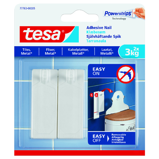 SPIK 77763 TESA SJÄLVHÄFTANDE KAKEL/METALL 3KG | Beijerbygg Byggmaterial