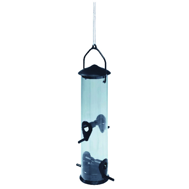 FÅGELMATARE RÖR SVART 30CM | Beijerbygg Byggmaterial
