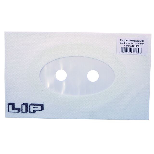 RÖRMANSCHETT ELASTISK LIP CC40 18-34MM | Beijerbygg Byggmaterial