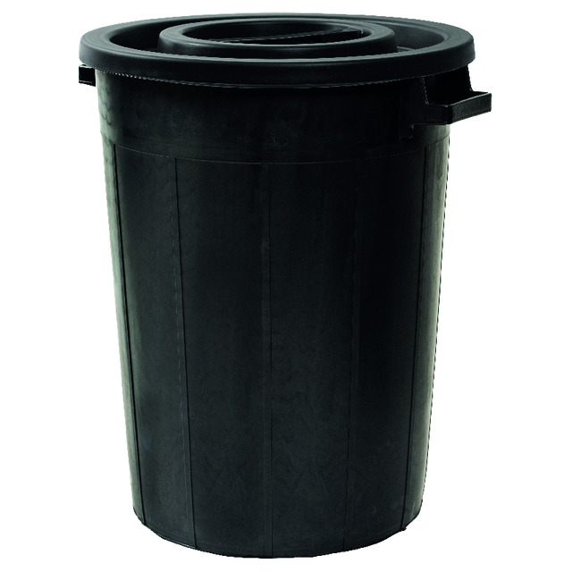 TUNNA MED LOCK SVART 100L | Beijerbygg Byggmaterial