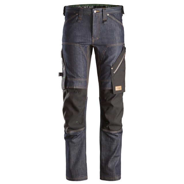 ARBETSBYXA DENIM + FW DENIM/SVART STL 56
