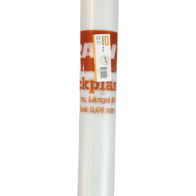 TÄCKPLAST PREMIUM RAW 60my TRANSPARENT 0,06MM 2X50M (72)