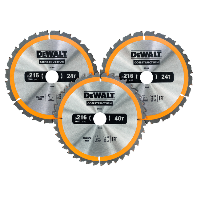 CIRKELSÅGKLINGA 216MM 3ST 2X24T 1X40T