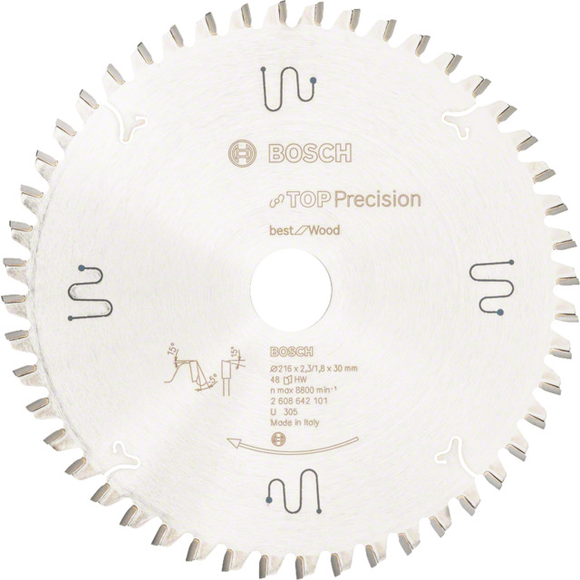 CIRKELSÅGKL 216X30MM 48T TOP P PASSAR KAP-GERINGSSÅGAR