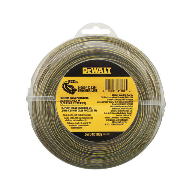 TRIMMERTRÅD DEWALT 2MM X 68.6M DT20651 PASSAR DCM561/DCM571 | Beijerbygg Byggmaterial