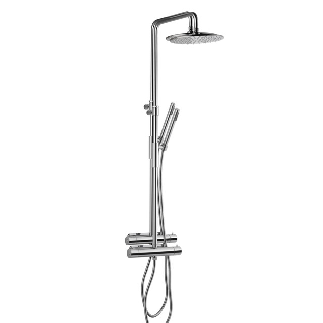 Produktbild föreställande artikeln TAKDUSCH TVM 7200-160 ED2 TERMOSTAT C/C 160MM KROM från kategorin Takdusch